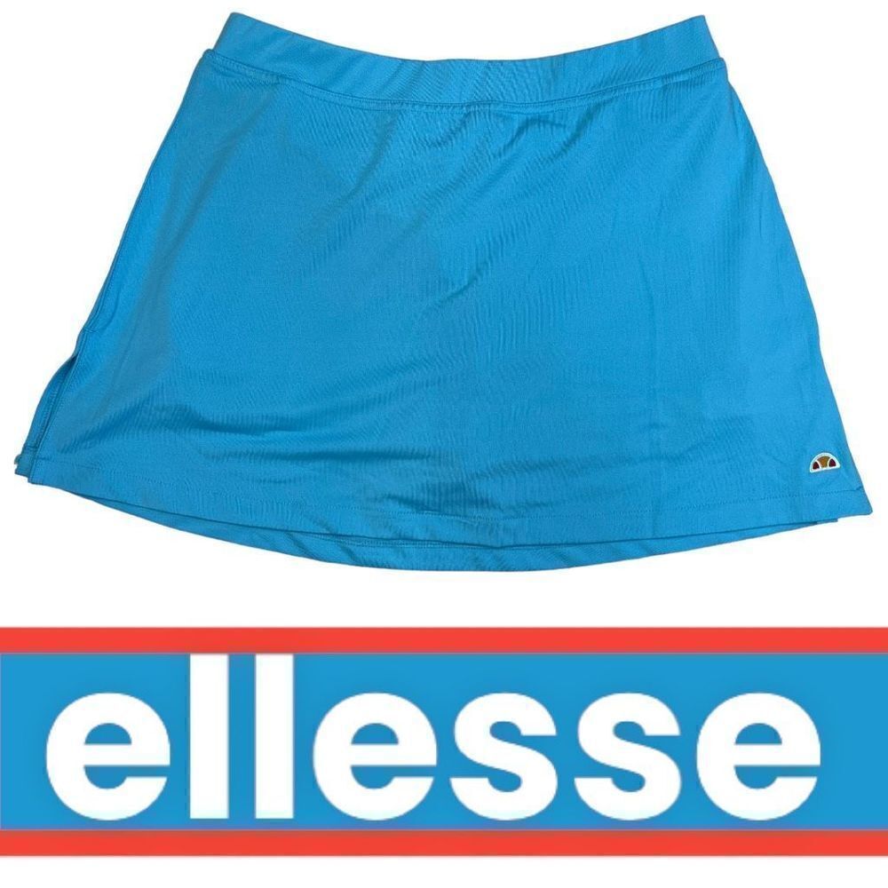 ellesse Teal Athletic Skort Women’s Medium Tennis Golf Polyester Blend Pull on